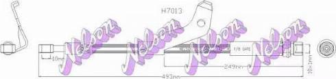 Brovex-Nelson H7013 - Flessibile del freno autozon.pro