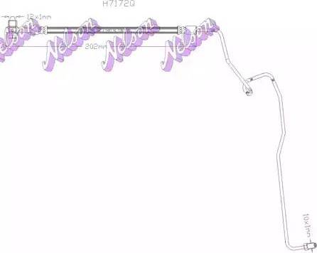 Brovex-Nelson H7172Q - Flessibile del freno autozon.pro