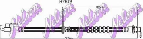 Brovex-Nelson H7819 - Flessibile del freno autozon.pro