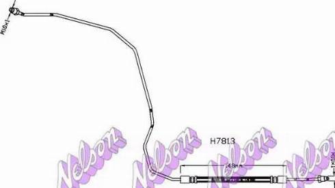 Brovex-Nelson H7813 - Flessibile del freno autozon.pro
