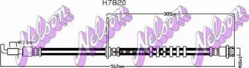 Brovex-Nelson H7820 - Flessibile del freno autozon.pro