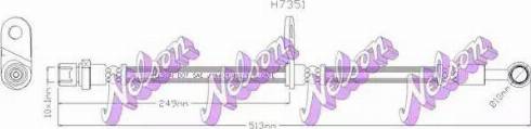 Brovex-Nelson H7351 - Flessibile del freno autozon.pro