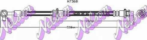 Brovex-Nelson H7368 - Flessibile del freno autozon.pro