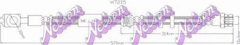 Brovex-Nelson H7215 - Flessibile del freno autozon.pro