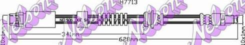 Brovex-Nelson H7713 - Flessibile del freno autozon.pro