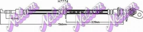 Brovex-Nelson H7774 - Flessibile del freno autozon.pro