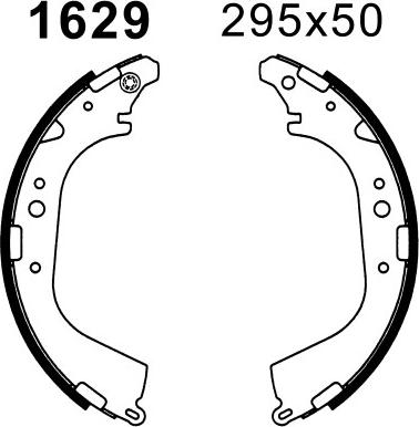 BSF 01629 - Kit ganasce freno autozon.pro