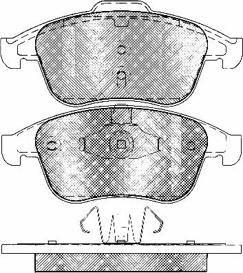 ACDelco AC896381D - Kit pastiglie freno, Freno a disco autozon.pro