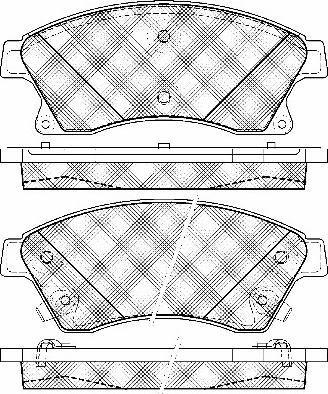 BSF 10961 - Kit pastiglie freno, Freno a disco autozon.pro