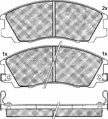 Valeo 9010741 - Kit pastiglie freno, Freno a disco autozon.pro