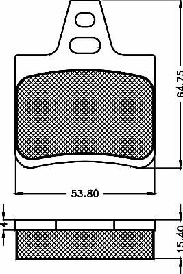 BSF 10451 - Kit pastiglie freno, Freno a disco autozon.pro