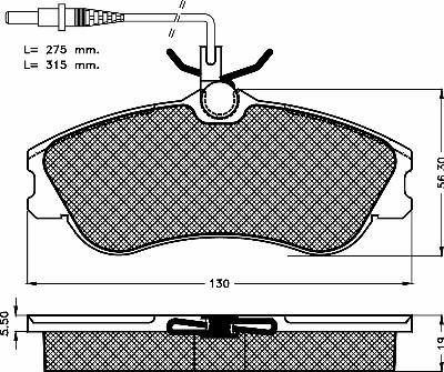 BSF 10426 - Kit pastiglie freno, Freno a disco autozon.pro