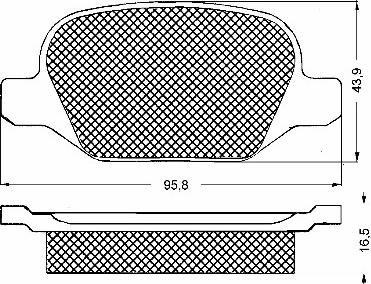 ATE 602867 - Kit pastiglie freno, Freno a disco autozon.pro