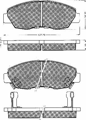 HELLA 8DB 355 035-091 - Kit pastiglie freno, Freno a disco autozon.pro