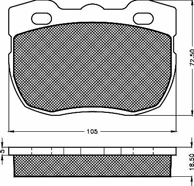 BSF 10159 - Kit pastiglie freno, Freno a disco autozon.pro