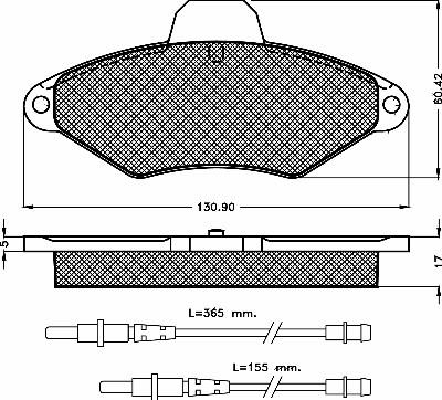 BSF 10370 - Kit pastiglie freno, Freno a disco autozon.pro