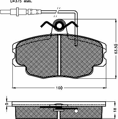 BSF 10249 - Kit pastiglie freno, Freno a disco autozon.pro