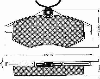 BSF 10237 - Kit pastiglie freno, Freno a disco autozon.pro