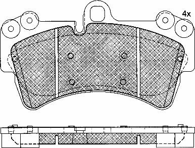 ATE 604993 - Kit pastiglie freno, Freno a disco autozon.pro