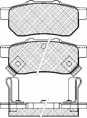 BENDIX 572134 - Kit pastiglie freno, Freno a disco autozon.pro