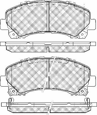 Bendix-AU DB1841 - Kit pastiglie freno, Freno a disco autozon.pro