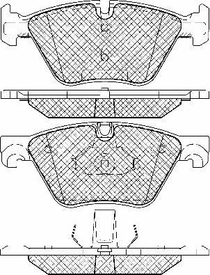 ACDelco AC0581641D - Kit pastiglie freno, Freno a disco autozon.pro