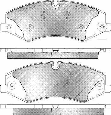 ACDelco AC0581600AD - Kit pastiglie freno, Freno a disco autozon.pro