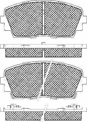 HELLA T3150 - Kit pastiglie freno, Freno a disco autozon.pro