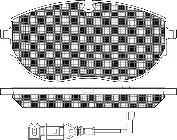 BSF 20310 - Kit pastiglie freno, Freno a disco autozon.pro