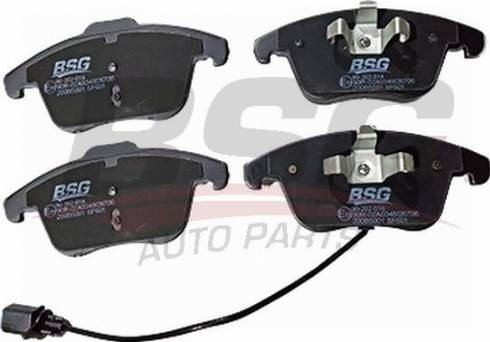 BSG BSG 90-202-016 - Kit pastiglie freno, Freno a disco autozon.pro