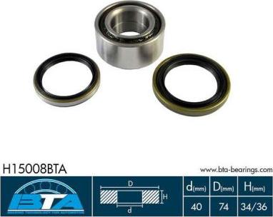 BTA H15008BTA - Kit cuscinetto ruota autozon.pro