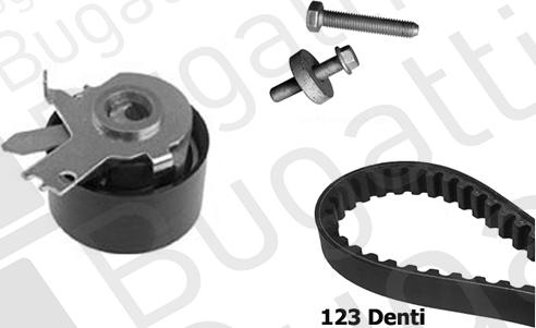 BUGATTI BKCD0578 - Kit cinghie dentate autozon.pro