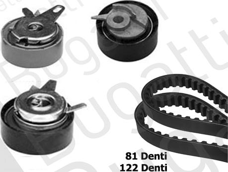 BUGATTI BKCD0606 - Kit cinghie dentate autozon.pro