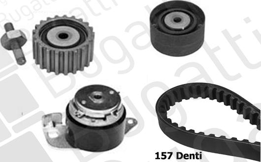 BUGATTI BKCD0608 - Kit cinghie dentate autozon.pro