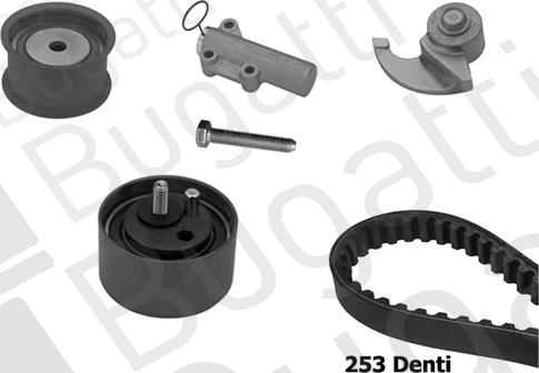 BUGATTI BKCD0616 - Kit cinghie dentate autozon.pro