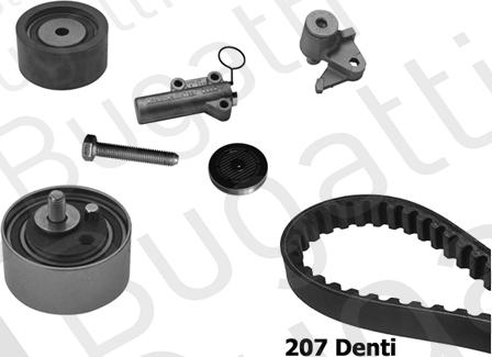 BUGATTI BKCD0670 - Kit cinghie dentate autozon.pro