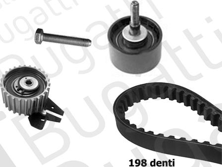 BUGATTI BKCD0009 - Kit cinghie dentate autozon.pro