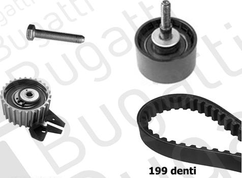 BUGATTI BKCD0005 - Kit cinghie dentate autozon.pro