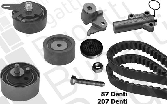 BUGATTI BKCD0157 - Kit cinghie dentate autozon.pro