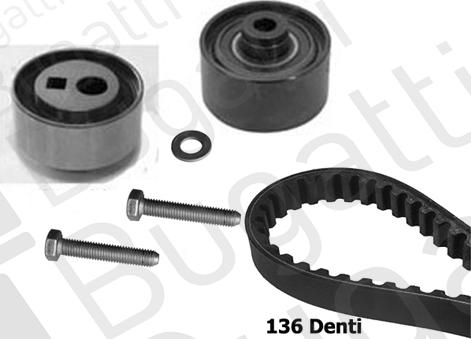 BUGATTI BKCD0111 - Kit cinghie dentate autozon.pro