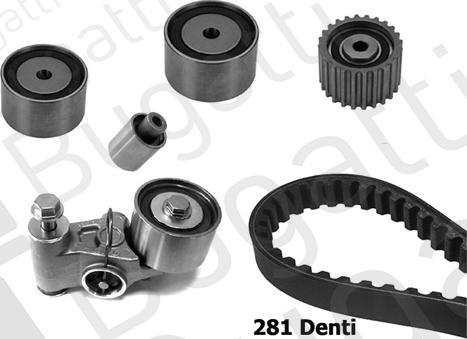 BUGATTI BKCD0184 - Kit cinghie dentate autozon.pro