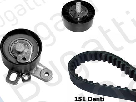 BUGATTI BKCD0330 - Kit cinghie dentate autozon.pro