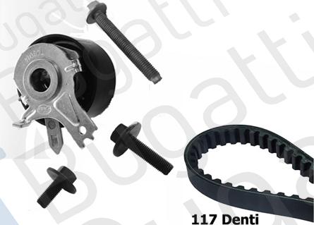 BUGATTI BKCD0751 - Kit cinghie dentate autozon.pro