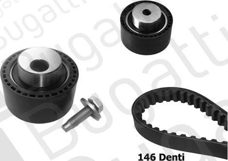 BUGATTI BKCD0733 - Kit cinghie dentate autozon.pro