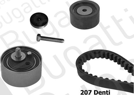 BUGATTI BKCD0771 - Kit cinghie dentate autozon.pro