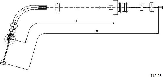 Cabor 413.22 - Cavo acceleratore autozon.pro