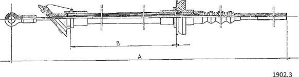 Cabor 1902.3 - Cavo comando, Comando frizione autozon.pro