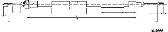 Cabor 10.4666 - Cavo comando, Freno stazionamento autozon.pro