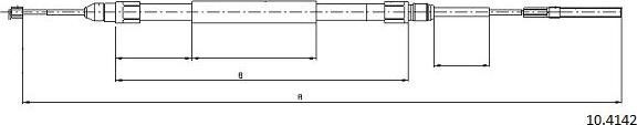 Cabor 10.4142 - Cavo comando, Freno stazionamento autozon.pro