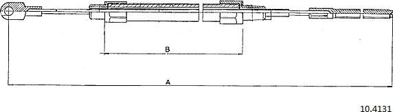 Cabor 10.4131 - Cavo comando, Freno stazionamento autozon.pro